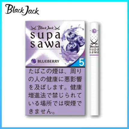 Black Jack SUPA SAWA Blueberry黑傑克藍莓爆珠薄荷5mg香煙